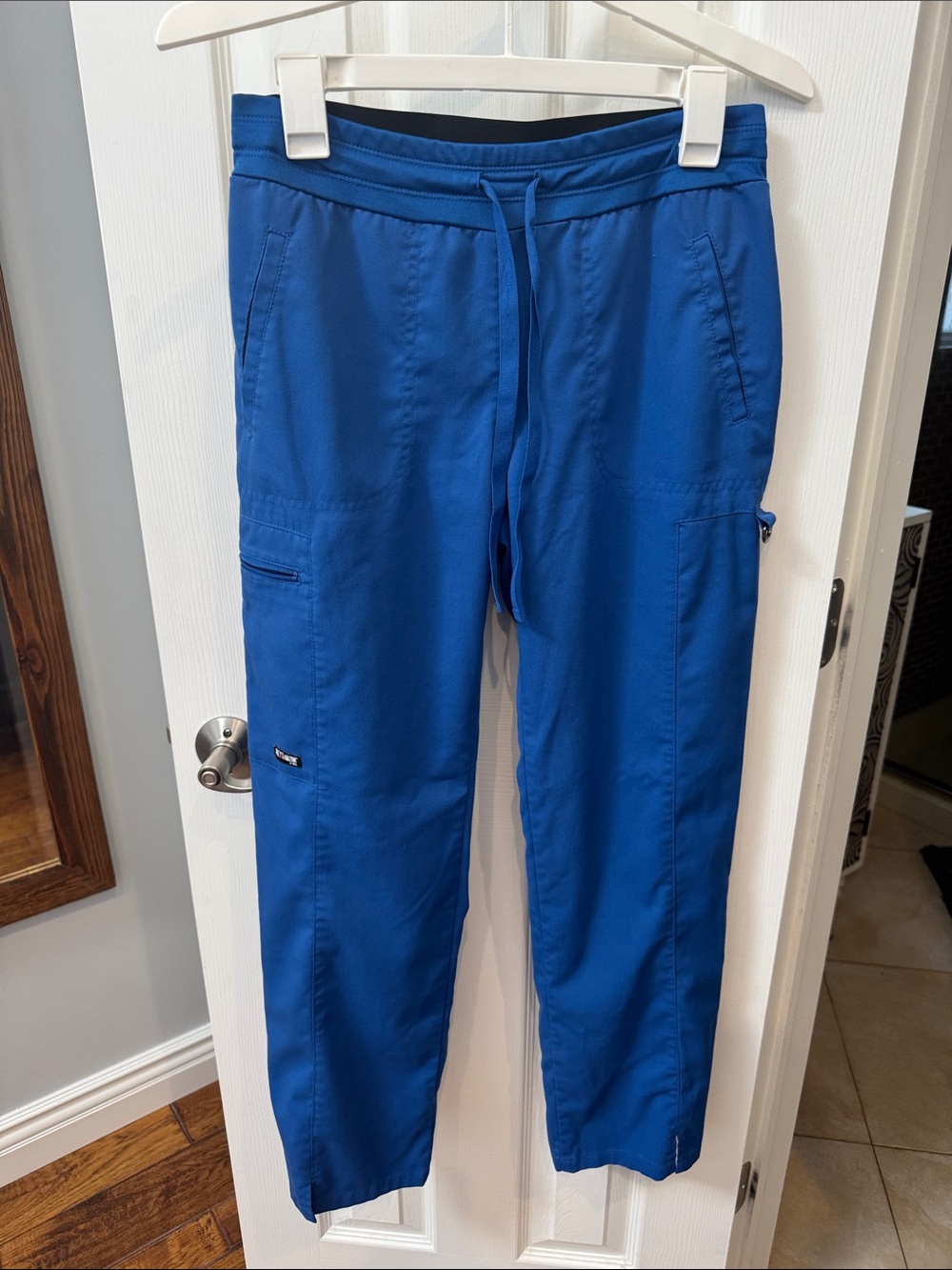 Grey's Anatomy Royal Blue Drawstring Scrub Joggers